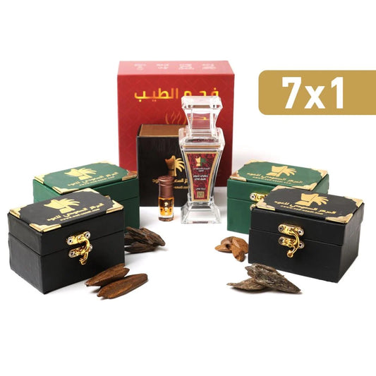 (7 X 1 )Oud & Aged Musk & Saffron & charcoal (All In One Offer)